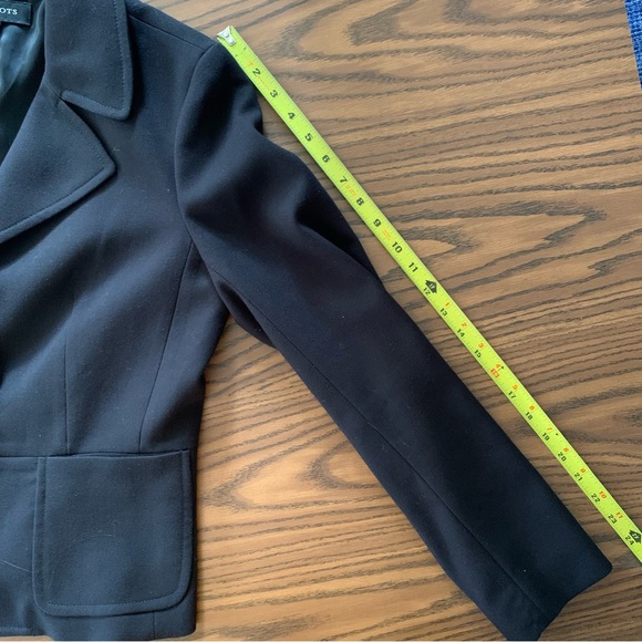 Talbots Black Blazer Women’s 10 Button Closure - Picture 10 of 11